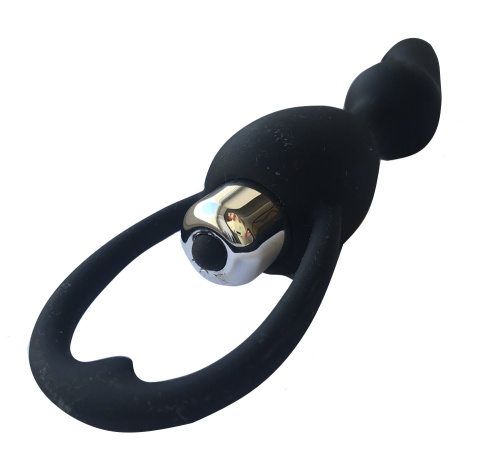 Стимулятор простаты с вибрацией черный фото 3