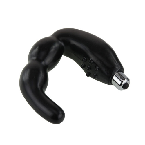 Черный стимулятор простаты с вибрацией фото 4