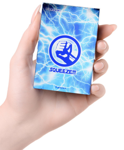 Презервативы с волнистыми зонами Sagami Squeeze 5 шт фото 5