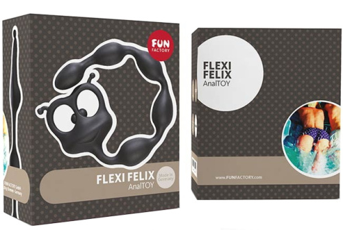 Стимулятор анальный Fun Factory Flexi Felix черный фото 9
