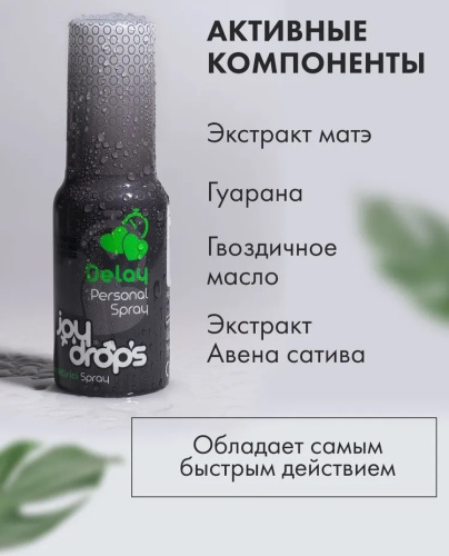 Спрей пролонгирующий для мужчин Joydrops Delay 50 мл фото 3