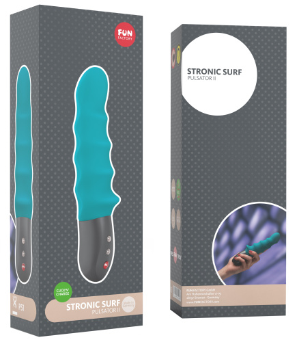 Пульсатор Fun Factory Stronic Surf бирюзовый фото 5