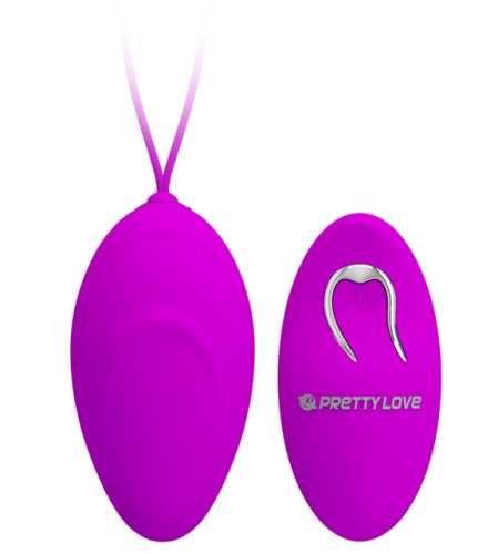 Виброяйцо Pretty Love Hyper Egg со сменной насадкой и беспроводным управлением фото 3