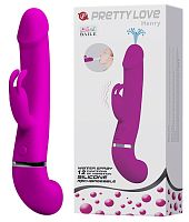 Вибратор с эякуляцией и стимуляцией клитора Henry