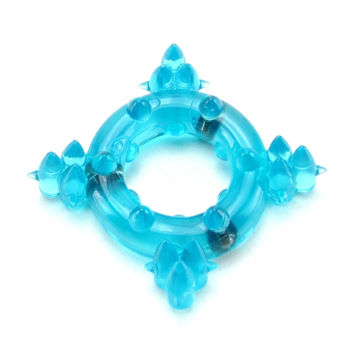 Синее кольцо Nuts & Bolts Cockrings фото 2