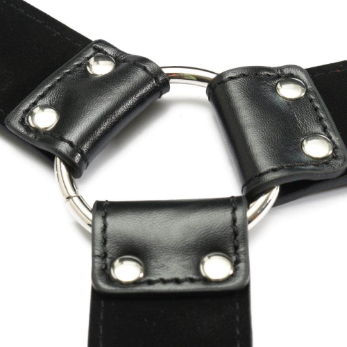 Мужская сбруя черного цвета фото 5