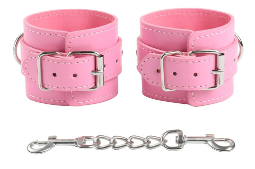 Классические розовые наручники