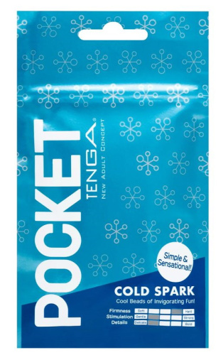 Карманный мастурбатор с охлаждающим эффектом Tenga Pocket Cold Spark