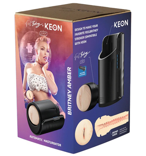 Интерактивный мастурбатор Kiiroo Keon + Feel Britney Combo фото 12
