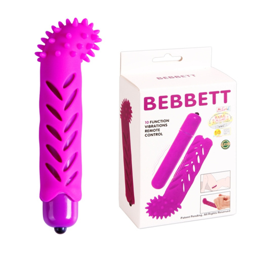 Вибропулька с 10 функциями вибрации и рельефной насадкой Bebbett фото 2