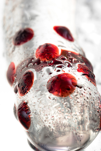 Двухсторонний роскошный фаллос из стекла фото 7