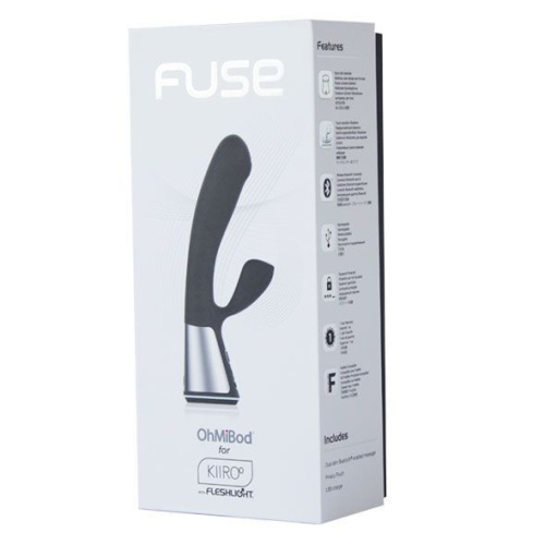 Интерактивный смарт-вибратор Kiiroo OhMiBod Fuse черный фото 7