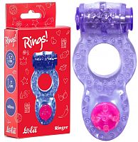 Тянущееся виброкольцо для эрекции Rings Ringer Purple
