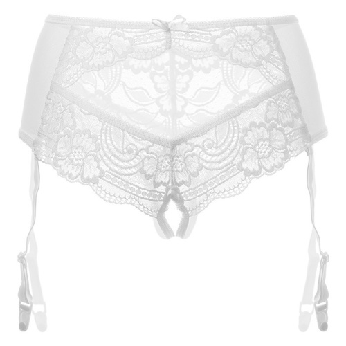 Соблазнительные трусики-пояс Erolanta Sheila белые 42-44 фото 6