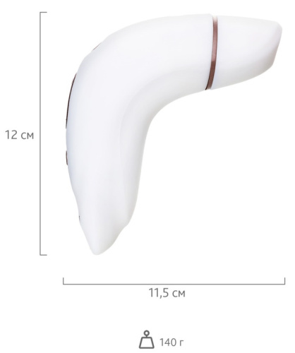 Вакуумно-волновой клиторальный стимулятор с вибрацией Satisfyer Pro 1+ фото 8