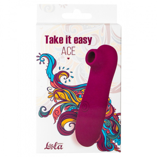 Вакуумный стимулятор Take It Easy Ace Wine фото 6