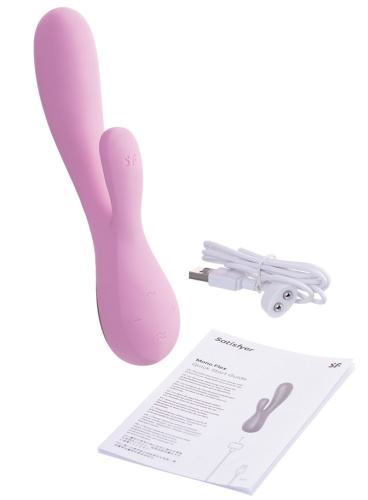 Смарт-вибратор Satisfyer Mono Flex розовый фото 11