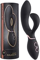 Вибратор для точки G с клиторальным стимулятором Waname D-Splash Avalanche с низкочастотной вибрацией 21 см