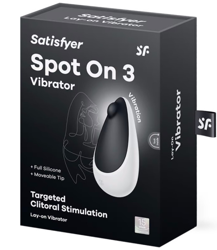 Клиторальный вибромассажер с толчковым стимулятором Satisfyer Spot On 3 черный фото 6