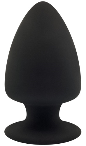 Анальная втулка с эффектом памяти SilexD Premium Silicone Plug S черная фото 2