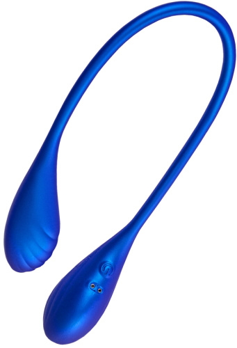 Двойной смарт-вибростимулятор Leroina App Agamien с пультом управления синий фото 5