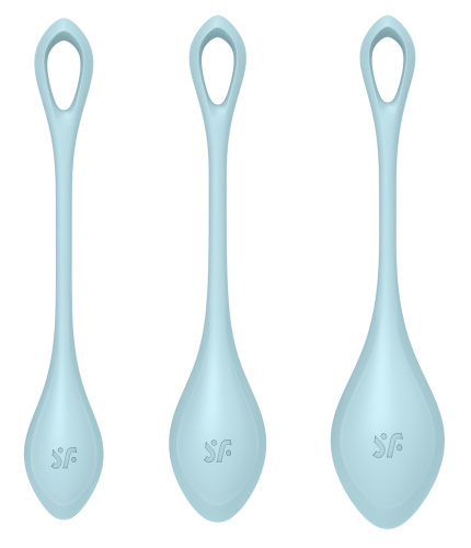 Вагинальные шарики Satisfyer Yoni Power 2 голубые фото 3