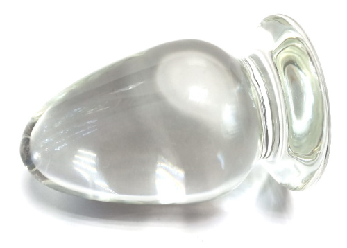 Пробка анальная из стекла диаметр 8 см фото 2