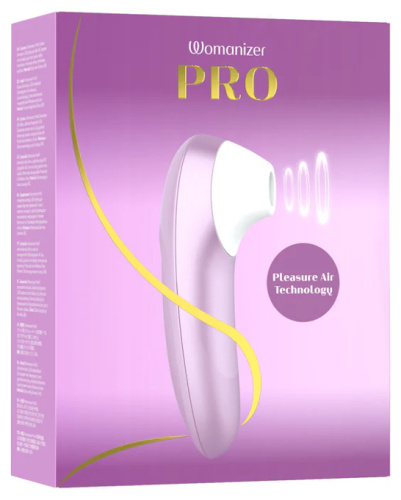 Бесконтактный вакуумно-волновой стимулятор клитора Womanizer Pro сиреневый фото 19