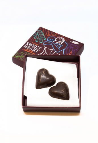 Шоколад с афродизиаками для женщин JuLeJu Sweet Heart Chocolate 9 грамм фото 2