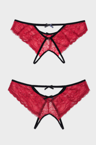 Эротические кружевные трусики с доступом 46-48 размер фото 3