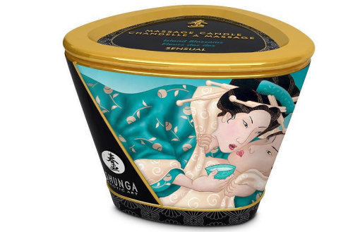 Массажное аромамасло Shunga Sensual Island Blossom c цветочным ароматом 170 мл фото 2