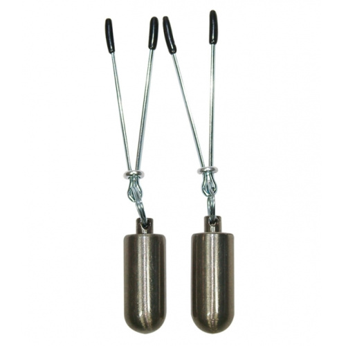 Зажимы для сосков с грузиками по 50 г. Sextreme фото 2