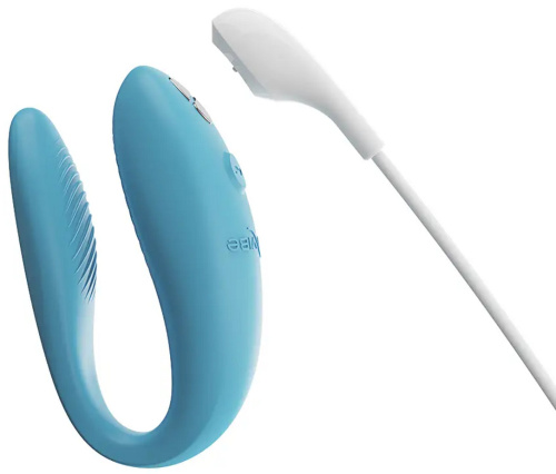 Смарт-вибратор для пар We-Vibe Sync Go бирюзовый фото 7