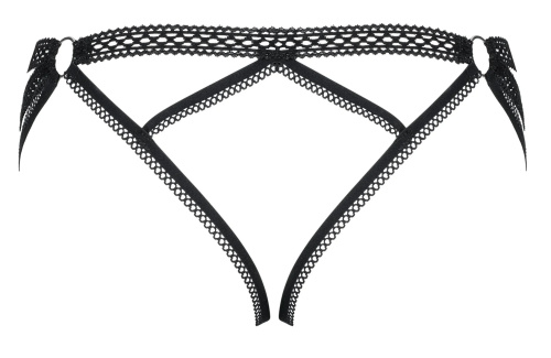 Пояс-трусики для чулок с пикантным доступом Darkie S/M фото 6