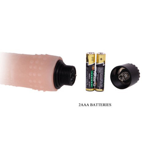 Вибратор с пупырышками из серии Realistic фото 3