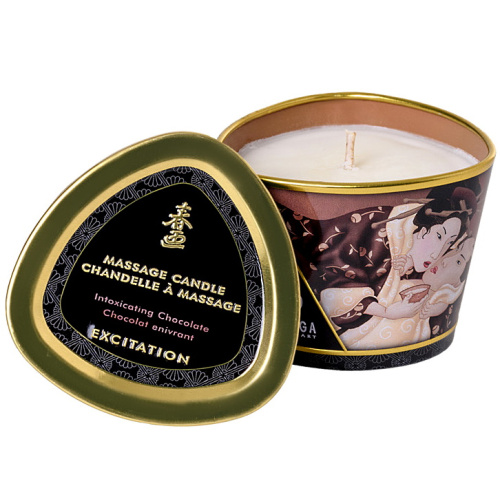 Массажное аромамасло Shunga Excitation Intoxicating Chocolate с ароматом шоколада 170 мл фото 2