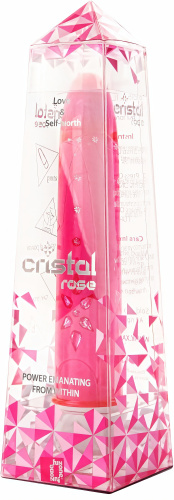 Розовый вибратор со стразами Cristal 6x Vibe Rose 18 см фото 6