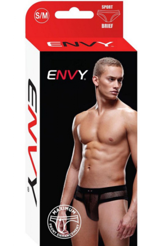 Мужские трусы-брифы Envy черные S/M фото 4
