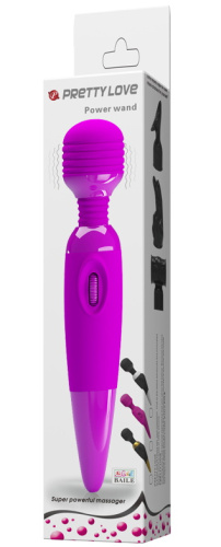 Вибромассажер с мощной вибрацией Pretty Love Power Wand розовый фото 9