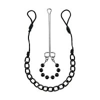 Лассо на соски и зажимы половые губы