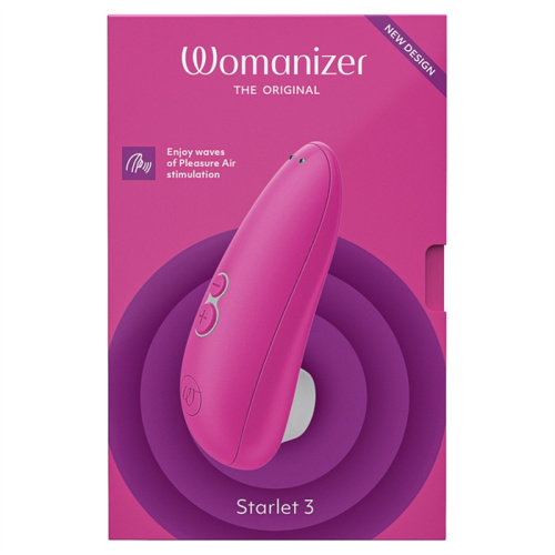 Компактный бесконтактный стимулятор клитора Womanizer Starlet 3 Pink фото 11