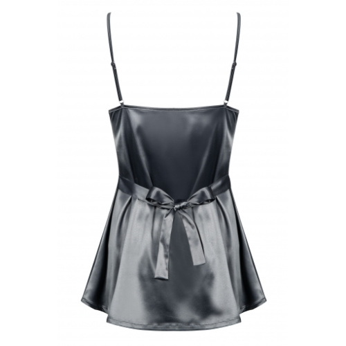 Серая сорочка и трусики Satinia L/XL фото 5