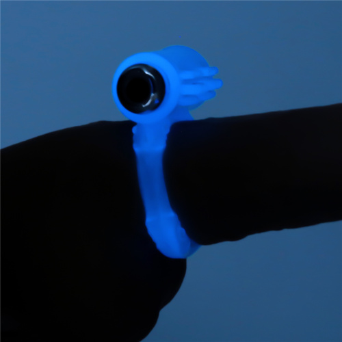 Эрекционное виброкольцо светящееся в темноте Lumino Play Vibrating Penis Ring фото 6