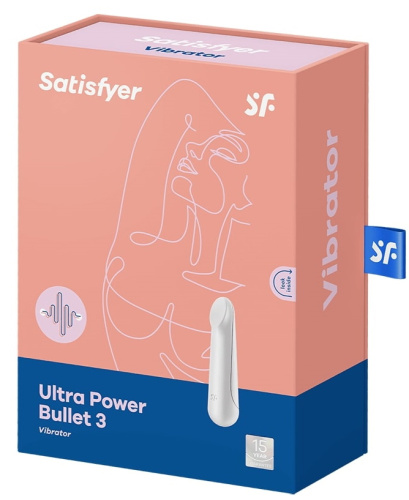 Мини вибратор Satisfyer Ultra Power Bullet 3 белый фото 8