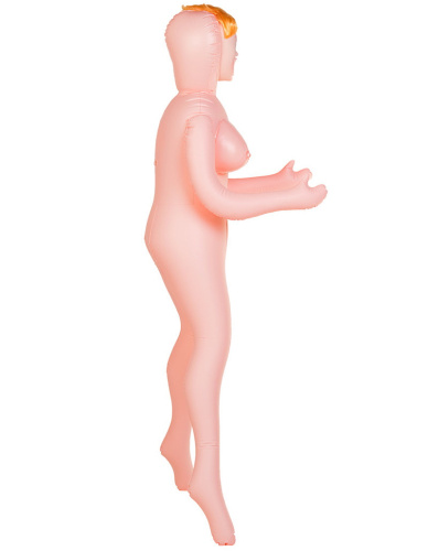 Надувная кукла Olivia с тремя рабочими отверстиями и вставкой из киберкожи фото 3