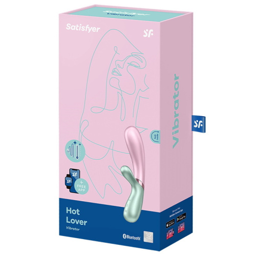 Смарт-вибратор с функцией нагрева Satisfyer Hot Lover мятно-розовый фото 6