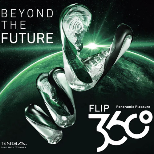 Инновационный мастурбатор Tenga Flip 360 Aurora Green фото 13