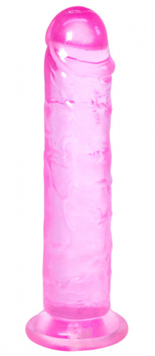 Прозрачный фаллоимитатор Intergalactic Distortion Pink 18 см фото 3