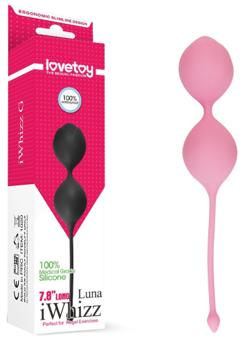 Вагинальные шарики iWhizz Luna розовые