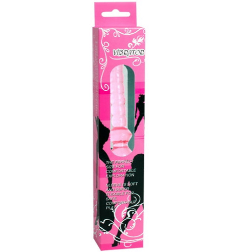Розовый анальный вибратор фото 10